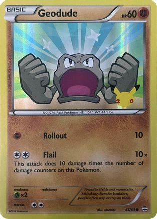Geodude (Stamped) (Holofoil)