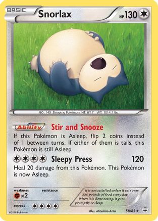 Snorlax (Reverse Holofoil)