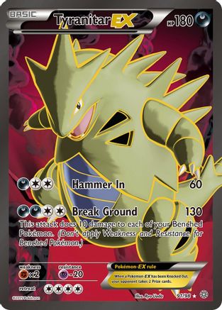 Tyranitar EX (91 Full Art) (Holofoil)