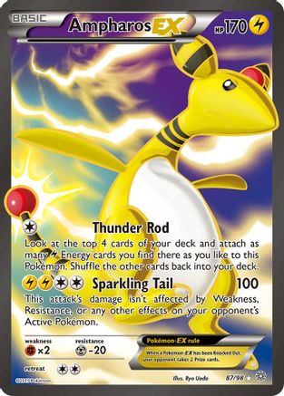 Ampharos EX (87 Full Art) (Holofoil)