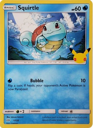 Squirtle - 17/25 (Holofoil)