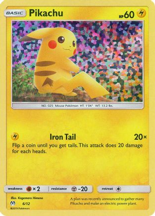 Pikachu - 6/12 (Holofoil)