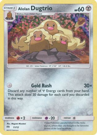 Alolan Dugtrio - 11/12 (Holofoil)