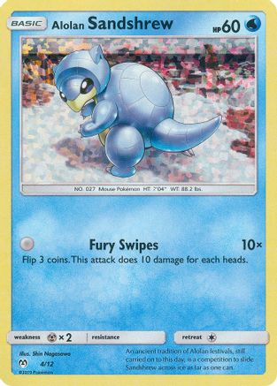 Alolan Sandshrew - 4/12 (Holofoil)