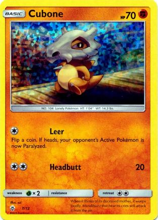 Cubone - 7/12 (Holofoil)