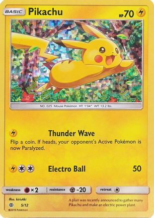 Pikachu - 5/12 (Holofoil)