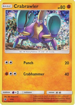 Crabrawler - 7/12 (Holofoil)