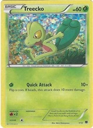 Treecko - 1/12 (Holofoil)