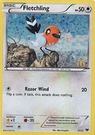 Fletchling - 11/12 (Holofoil)
