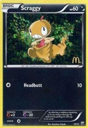 Scraggy - 10/12 (Holofoil)
