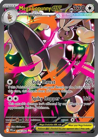 Mega Lopunny ex - 128/094 (Holofoil)