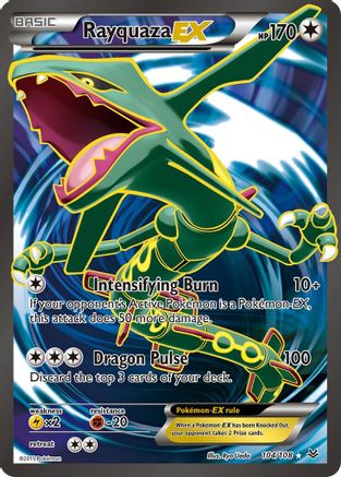 Rayquaza EX (104 Full Art) (Holofoil)