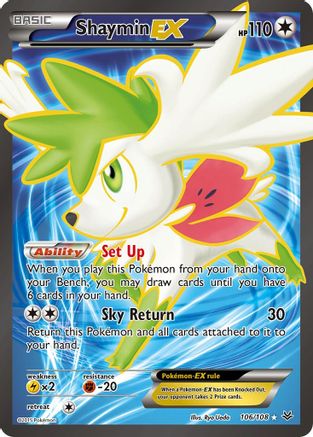 Shaymin EX (106 Full Art) (Holofoil)