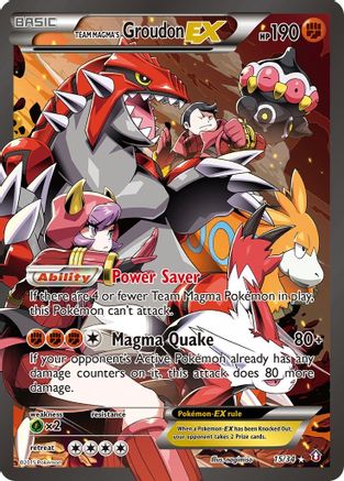Team Magma's Groudon EX (Holofoil)