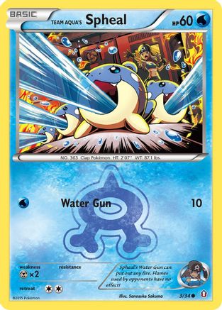Team Aqua's Spheal (Reverse Holofoil)