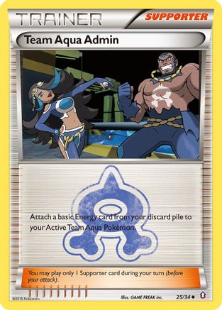Team Aqua Admin (Reverse Holofoil)