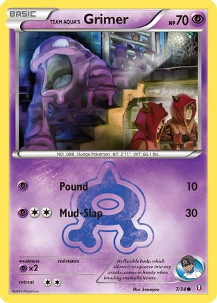 Team Aqua's Grimer (Reverse Holofoil)