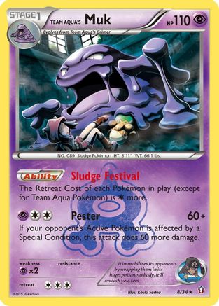 Team Aqua's Muk (Reverse Holofoil)