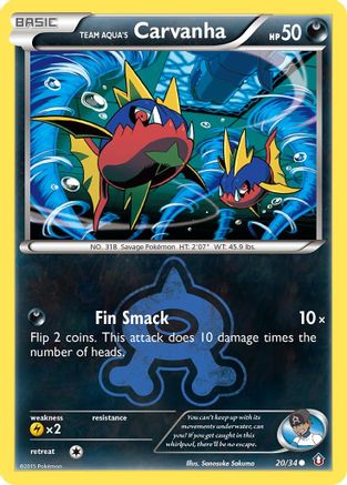 Team Aqua's Carvanha (Reverse Holofoil)