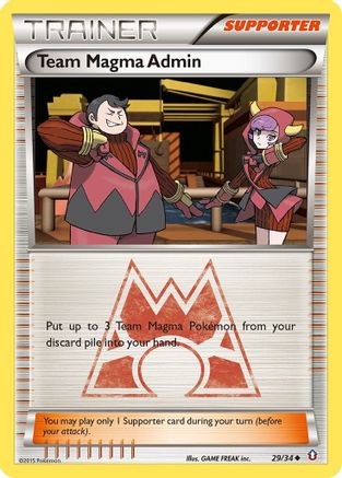 Team Magma Admin (Reverse Holofoil)