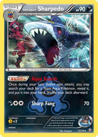Team Aqua's Sharpedo (Holofoil)