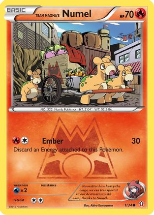 Team Magma's Numel (Reverse Holofoil)