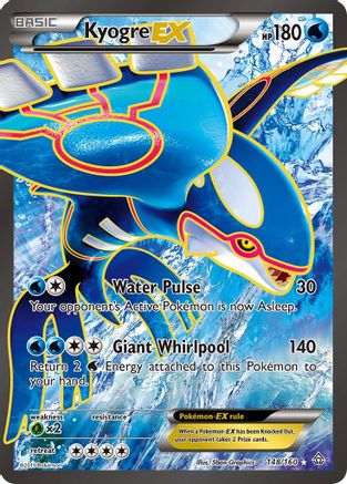 Kyogre EX (148 Full Art) (Holofoil)