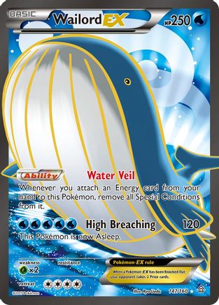 Wailord EX (147 Full Art) (Holofoil)