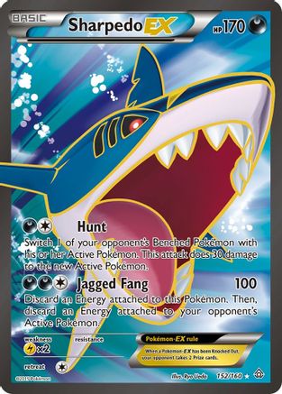 Sharpedo EX (152 Full Art) (Holofoil)