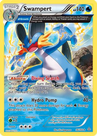Swampert (Alpha) (Holofoil)