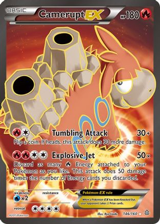 Camerupt EX (146 Full Art) (Holofoil)