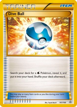 Dive Ball (161 Secret Rare) (Holofoil)
