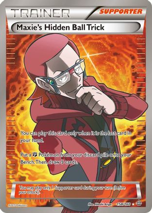 Maxie's Hidden Ball Trick (158 Full Art) (Holofoil)
