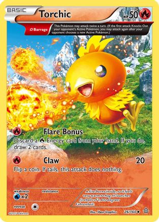 Torchic (Omega) (Reverse Holofoil)