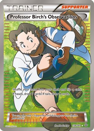 Professor Birch's Observations (159 Full Art) (Holofoil)