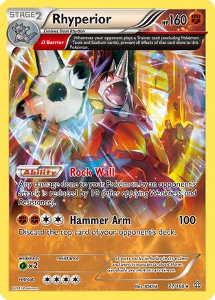 Rhyperior (Omega) (Reverse Holofoil)