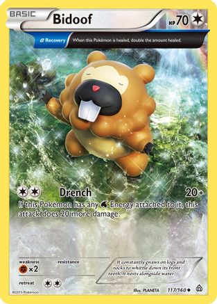 Bidoof (Alpha) (Reverse Holofoil)