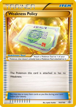 Weakness Policy (164 Secret Rare) (Holofoil)