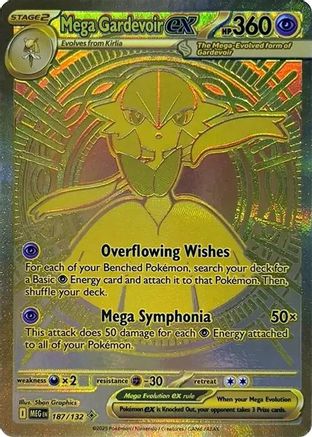 Mega Gardevoir ex - 187/132 (Holofoil)