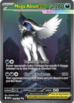 Mega Absol ex - 180/132 (Holofoil)