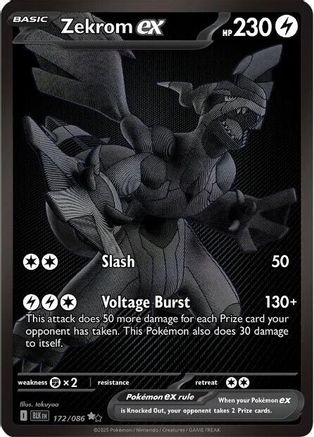 Zekrom ex - 172/086 (Holofoil)