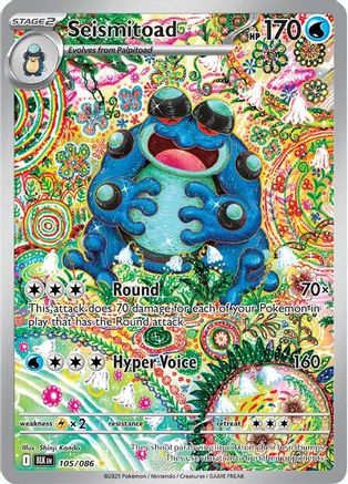 Seismitoad - 105/086 (Holofoil)