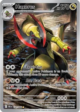 Haxorus - 147/086 (Holofoil)