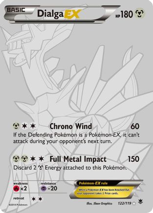 Dialga EX (122 Secret Rare) (Holofoil)