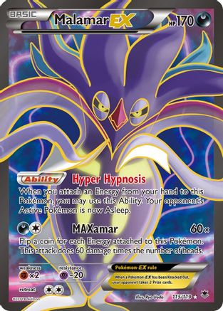 Malamar EX (115 Full Art) (Holofoil)
