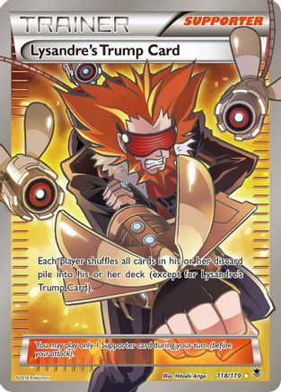 Lysandre's Trump Card (118 Full Art) (Holofoil)