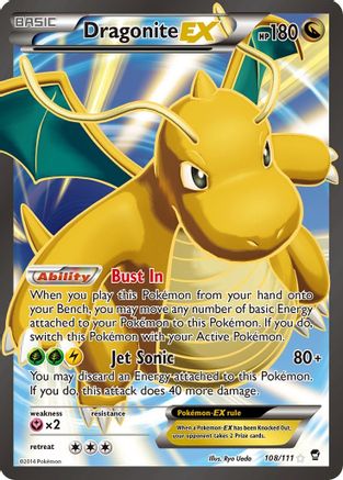Dragonite EX (108 Full Art) (Holofoil)