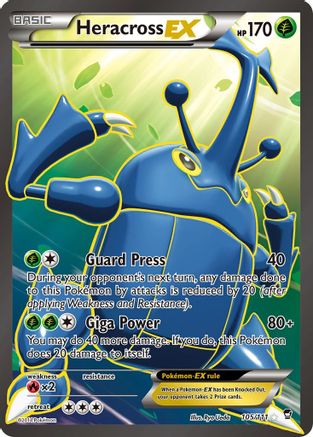 Heracross EX (105 Full Art) (Holofoil)