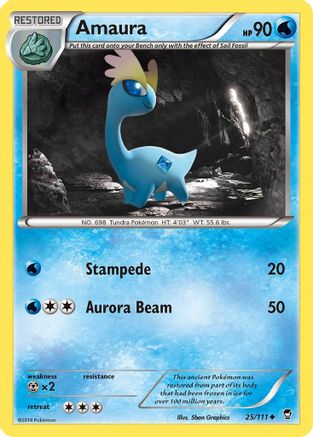 Amaura (Reverse Holofoil)