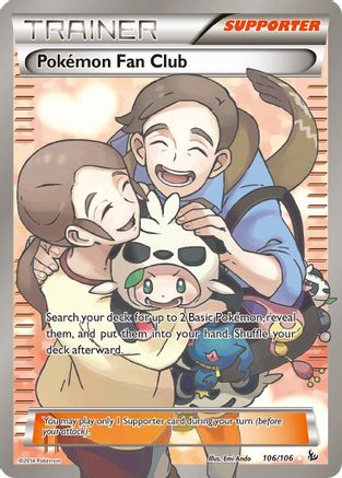 Pokemon Fan Club (106 Full Art) (Holofoil)